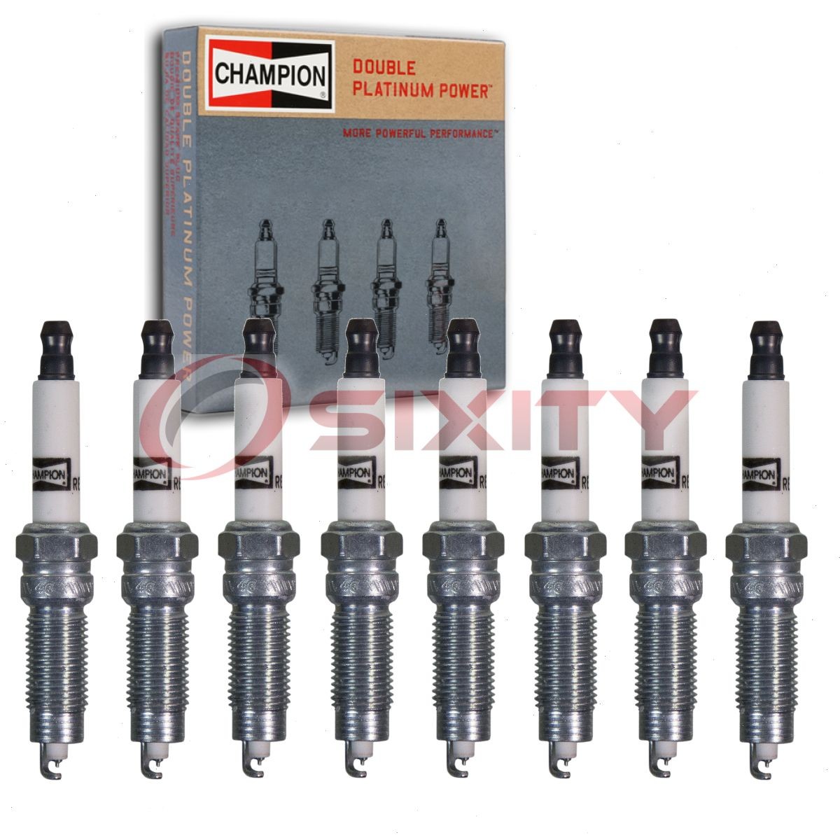 8 pc Champion Double Platinum Spark Plugs for 2008-2010 Ford Explorer 4.6L au