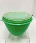 Tupperware Green Crisp It Lettuce Keeper Bowl With Lid Vintage Kitchen — photo 1