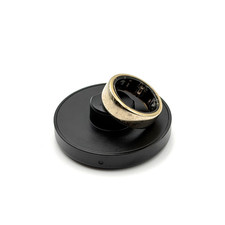 Oura Ring Gen 3 Horizon - Titanium - Size 08 - Gold - HEAVILY SCRATCHED
