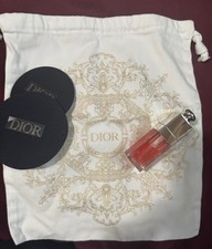 Dior Bag, Dior Lip Oil, Dior Pocket Mirror Set. Luxury Gift Set