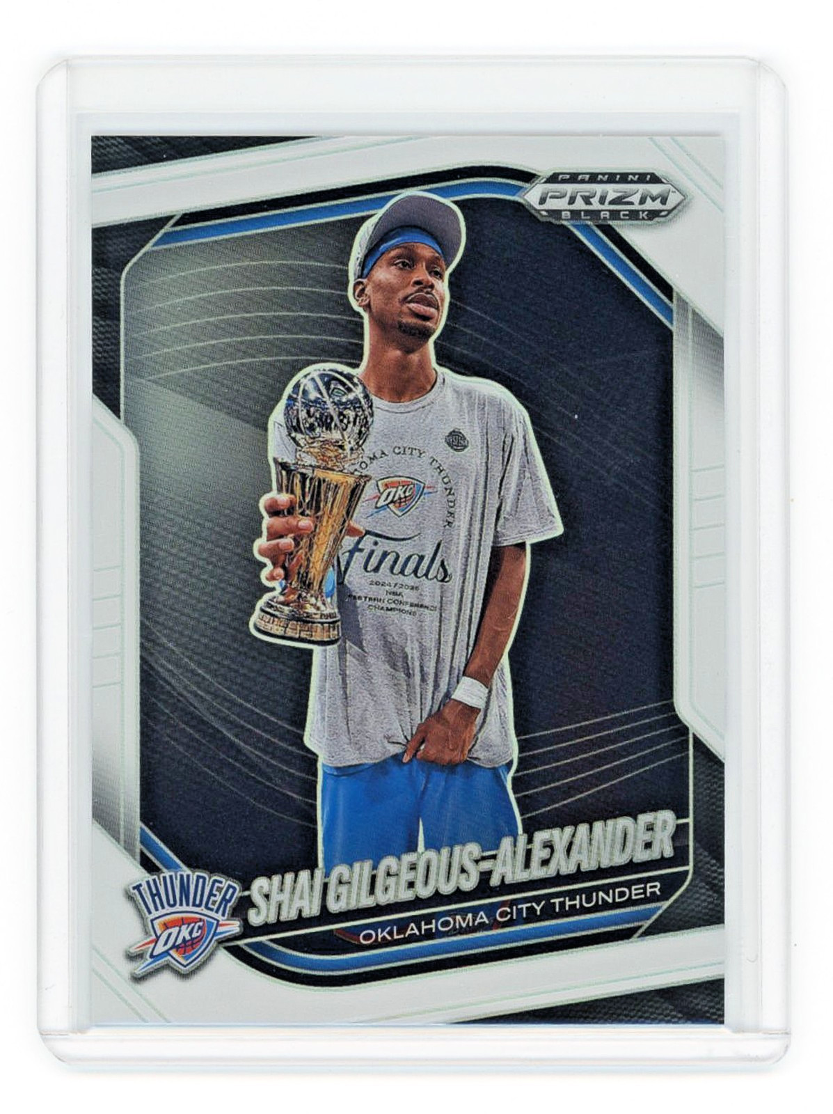 2024 PANINI PRIZM BLACK WHITE PRIZM #164 SHAI GILGEOUS-ALEXANDER /175