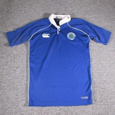 Newport Rugby Jersey Mens Large Blue Canterbury Elite 1980 Rugby Shirt Logo