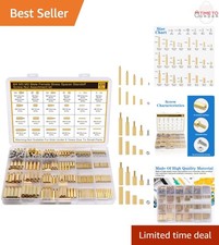 420Pcs Motherboard Standoffs Screws Nuts Kit Brass Stainless Steel for DIY Bu...