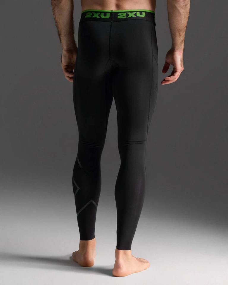 2XU Men’s Refresh Recovery Compression Tights - Extra Firm Graduated Compression - Image 2 of 2