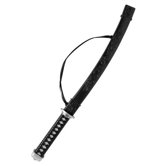 Disfraz de espada ninja negra Foto 2 de 4