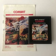 COMBAT  Atari 2600  CX2601 Original Game Cartridge & Manual