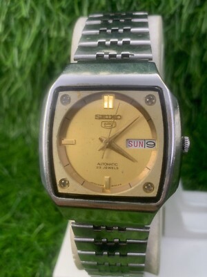 Seiko 5 Automatic 23 Jewels 6349-5410 Vintage Watch Japan | eBay