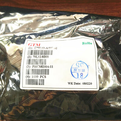 10PCS GTM79L12 79L12 New Taiwan Voltage Regulator Triode TO-92 #W7*