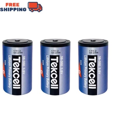 3PCS for Tekcell SB-D02 3.6V 19000mAh Battery Non-rechargeable Li-ion Battery