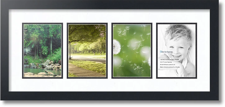 ArtToFrames Collage Mat Picture Photo Frame 4 5x7