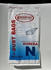Eureka Type N Mighty Mite Canister Vacuum Cleaner Allergen - 15 Bags
