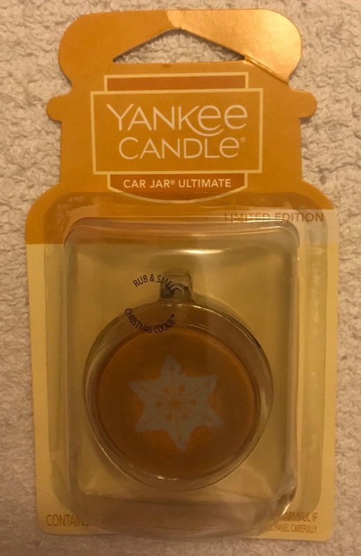 Yankee Candle Car Jar Ultimate - Christmas Cookie - Odor Neutralizing ***NEW***