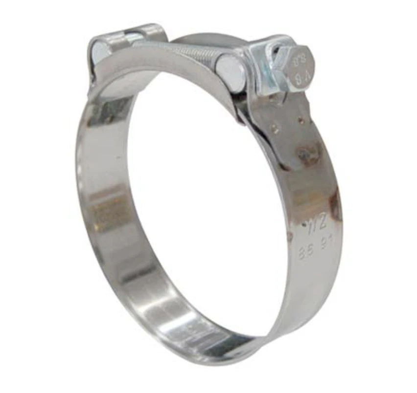 Fascette Fascetta Fascia Stringitubo pesante zincata W1 banda larga - Immagine 2 di 4