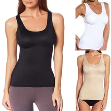Lady's Cami Bra Tank Top Body Shaper Firm Tummy Control Slimming Camisole Vest