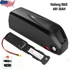 48V 30Ah Jumbo Hailong MAX EBike Battery Lithium Pack for 1500W Electric Motor