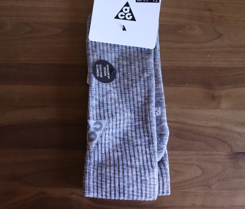 Nike ACG Kelley Ridge 2.0 Crew Socks Grey DA2599 065 - SIZE XL (12-15) New - Image 4 of 4