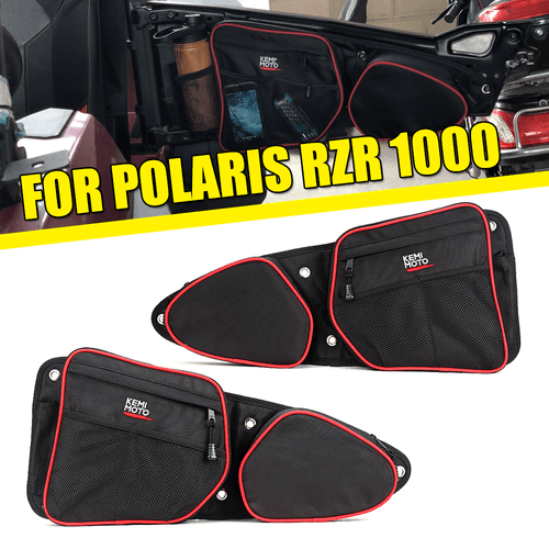 Front Side Door Storage Bag w/Knee Pad For Polaris RZR XP 4 1000 Turbo RZR 900 - Picture 12 of 12