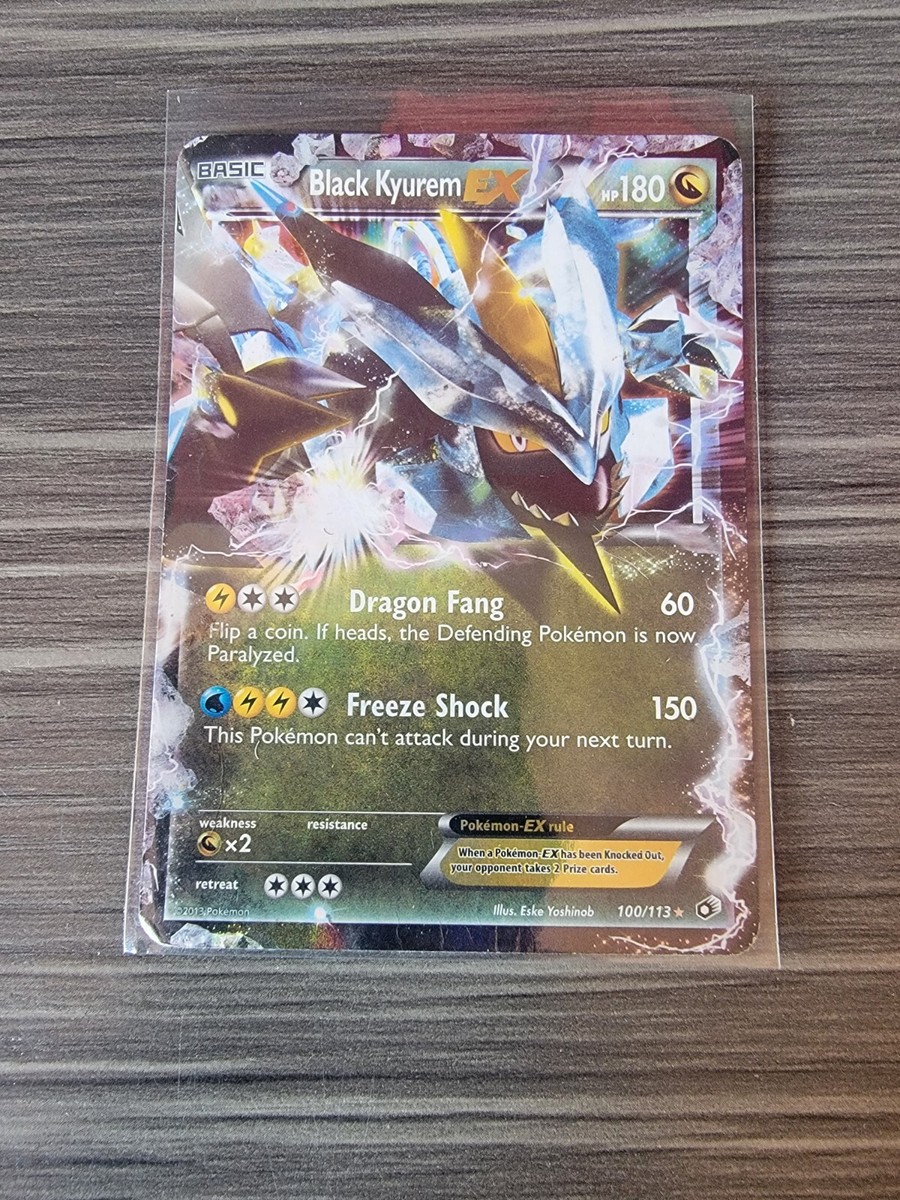 Black Kyurem-EX - 100/113 - Ultra Rare B&W: Legendary Treasures Pokemon - MP