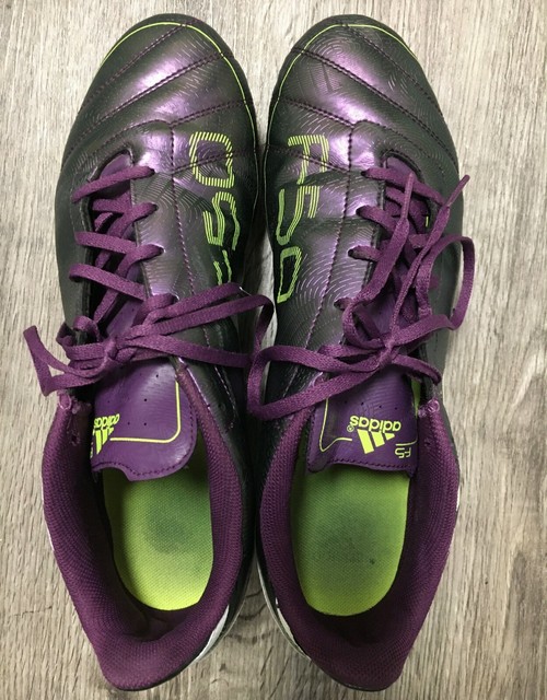 Adidas Mens F50 Soccer Cleats Purple White G13547 Low Top Cleats sz 9 | eBay