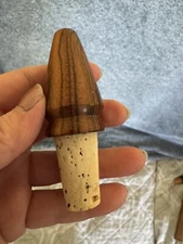 Wooden Topped Wine Bottle Stopper