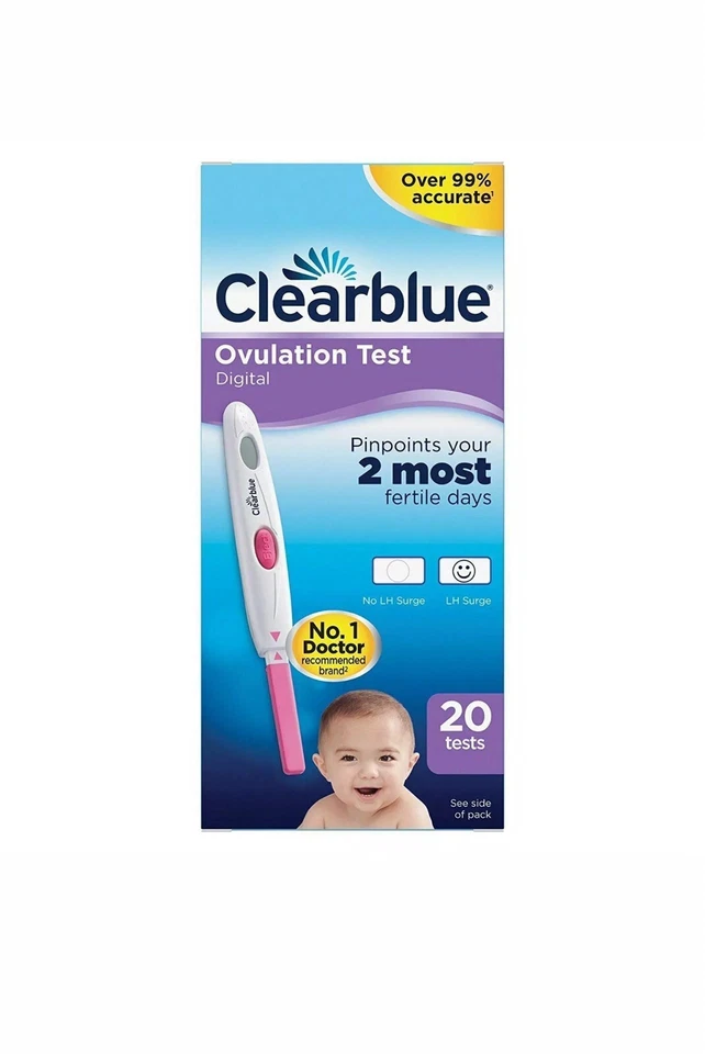 20x Clearblue Digital Ovulation LH Surge Fertility Test Stick New Long Expiry