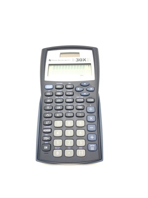 Texas Instruments TI-30 XIIS Schulrechner, Solar/Batterie, Dunkelblau