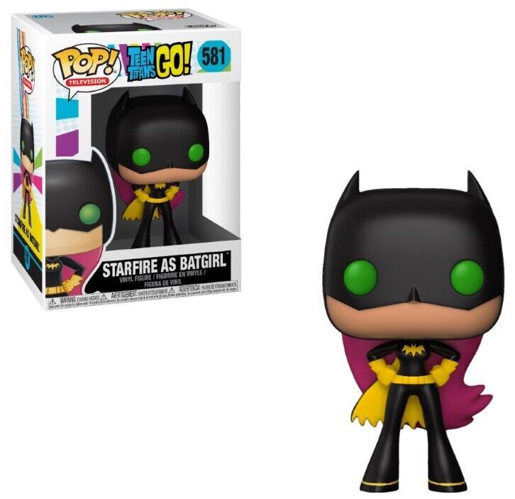 Teen Titans Go Figura Starfire Como Batgirl Nº 581 &Quot;Pop&Quot; Funko