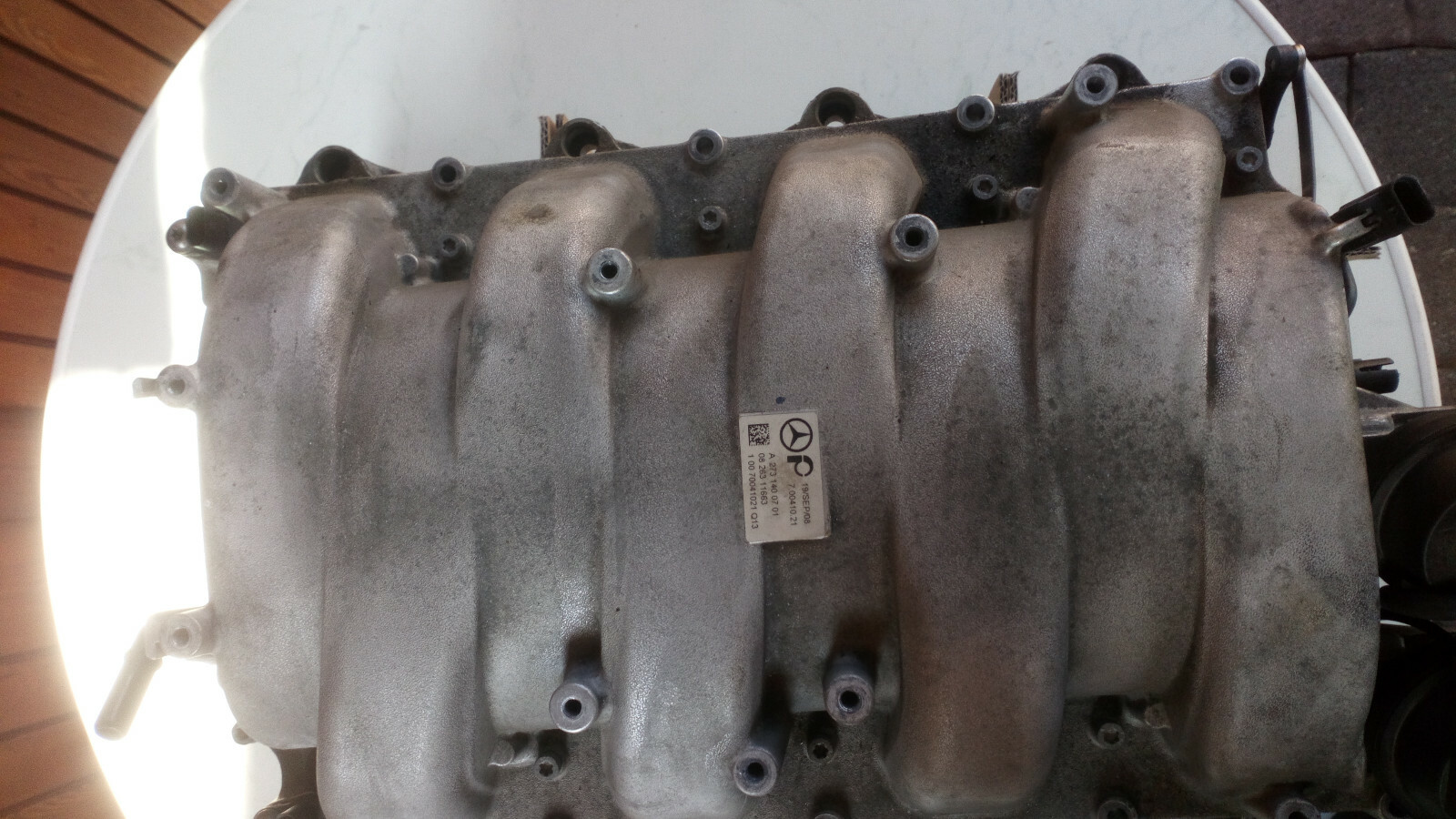 Mercedes Benz W212 S212 V8 M273 Saugrohr Ansaugbrücke  