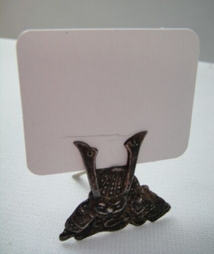 Vintage Japanese 950 Sterling Silver Figural Place Card Holder - 1-1/8T x 1-1/4W - Picture 1 of 7