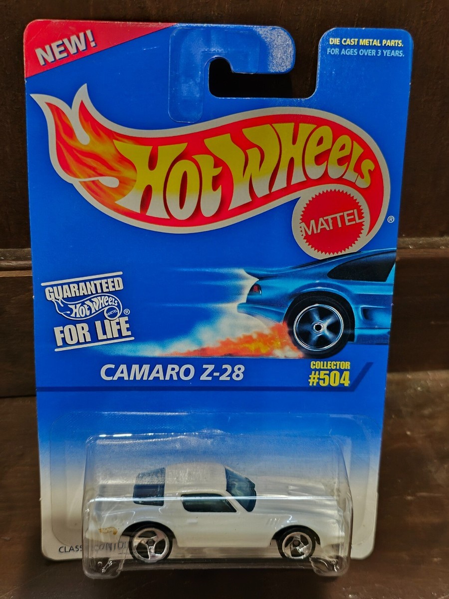 Hot Wheels シェビー カマロ Z-28 メールイン限定カラー Hot Wheels Camaro Z-28 1995 Mattel White Die-Cast Toy Car #504 | eBay