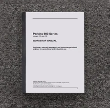 Perkins 900 CP CR 3 Cylinder Turbo Diesel Engine Workshop Service Repair Manual