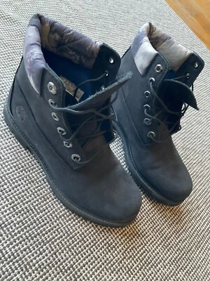 Bottes en Cuir Timberland Noire Taille 39 - Photo 1/4