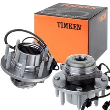 4WD TIMKEN Pair New Front Wheel Bearing Hub For Ford F-250 F-350 SD 03-04 8-Lug