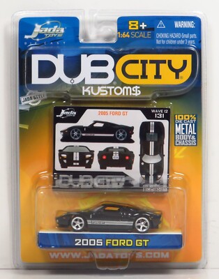 Jada Dub City Kustoms 2005 Ford GT Black Wave 12 #131 Sports Car