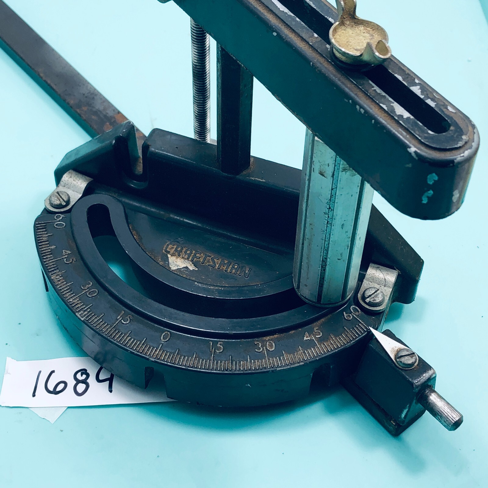 Craftsman 113 315 Table Saw Miter Gauge Hold Down Clamp 3/4”w 3/8” eBay