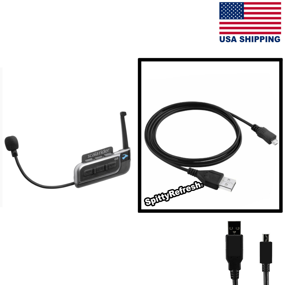 Cardo Scala Rider G9 Headset Power Cable Transfer Cord Replacement