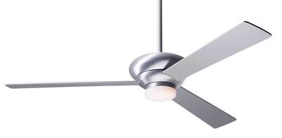 Modern Fan Company Altus Brushed Aluminum 42'' Ceiling Fan with LED Light