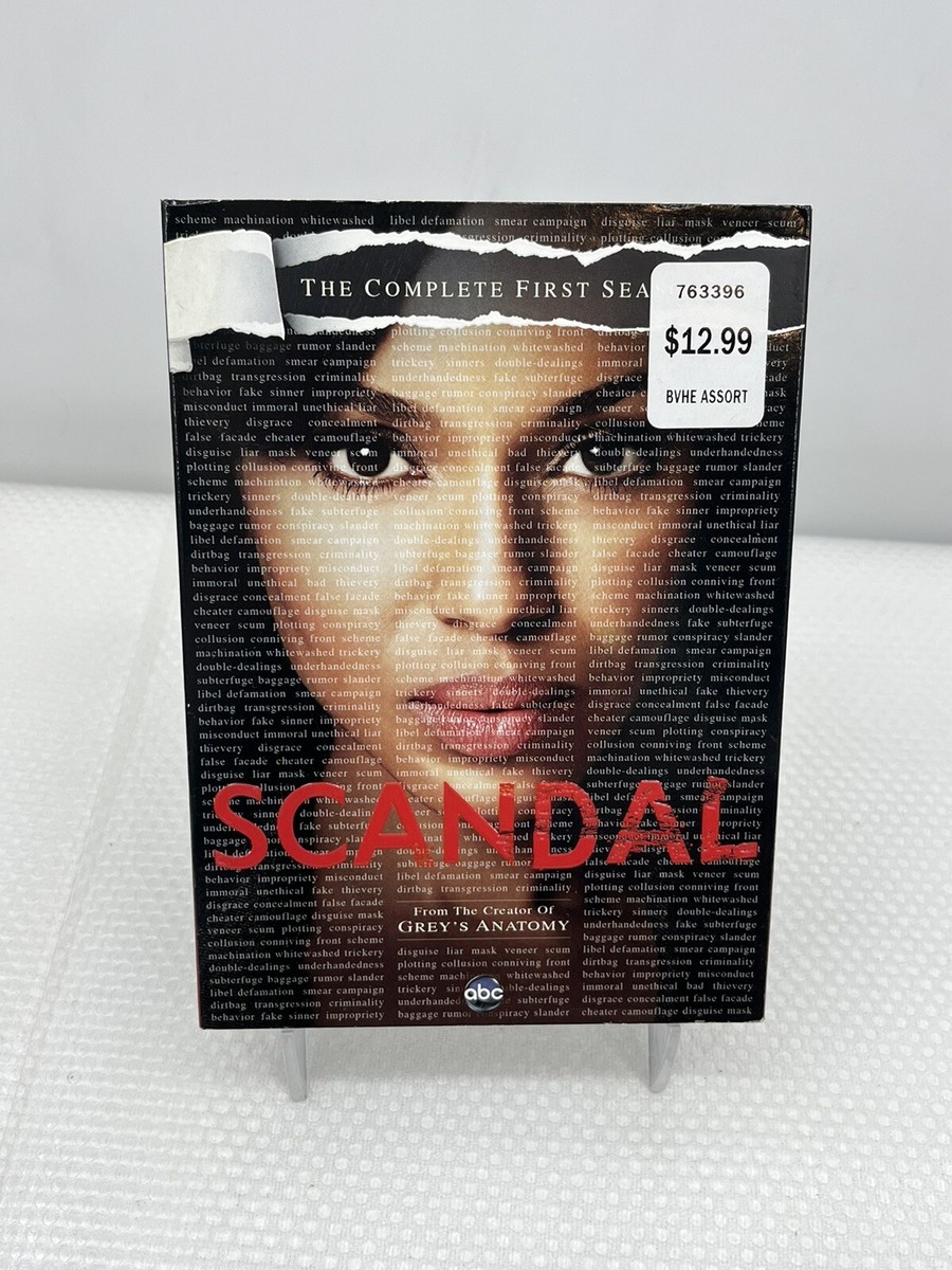 Scandal: The Complete First Season (Sealed DVD, 2012, 2-Disc