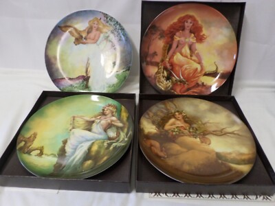 Set of 4 Knowles The Four Ancient Elements Collector Plates