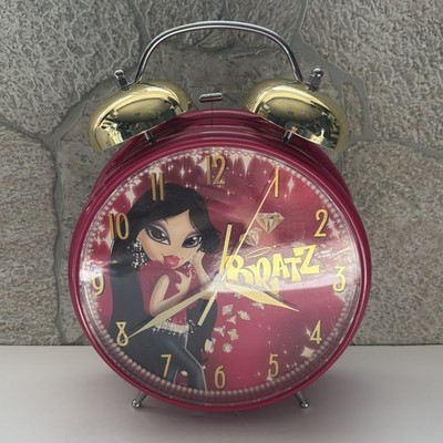 Vtg Bratz Diamondz Oversized Table Wall Alarm Clock 12'' Mga 2006 Sheridan Tested