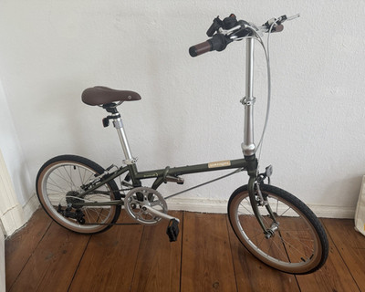 Dahon Boardwalk D7 Faltrad 20 Zoll 7 Gänge grün Shimano Schaltung faltbar