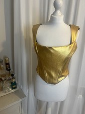 House of CB Karia Gold Corset Size S 8/10
