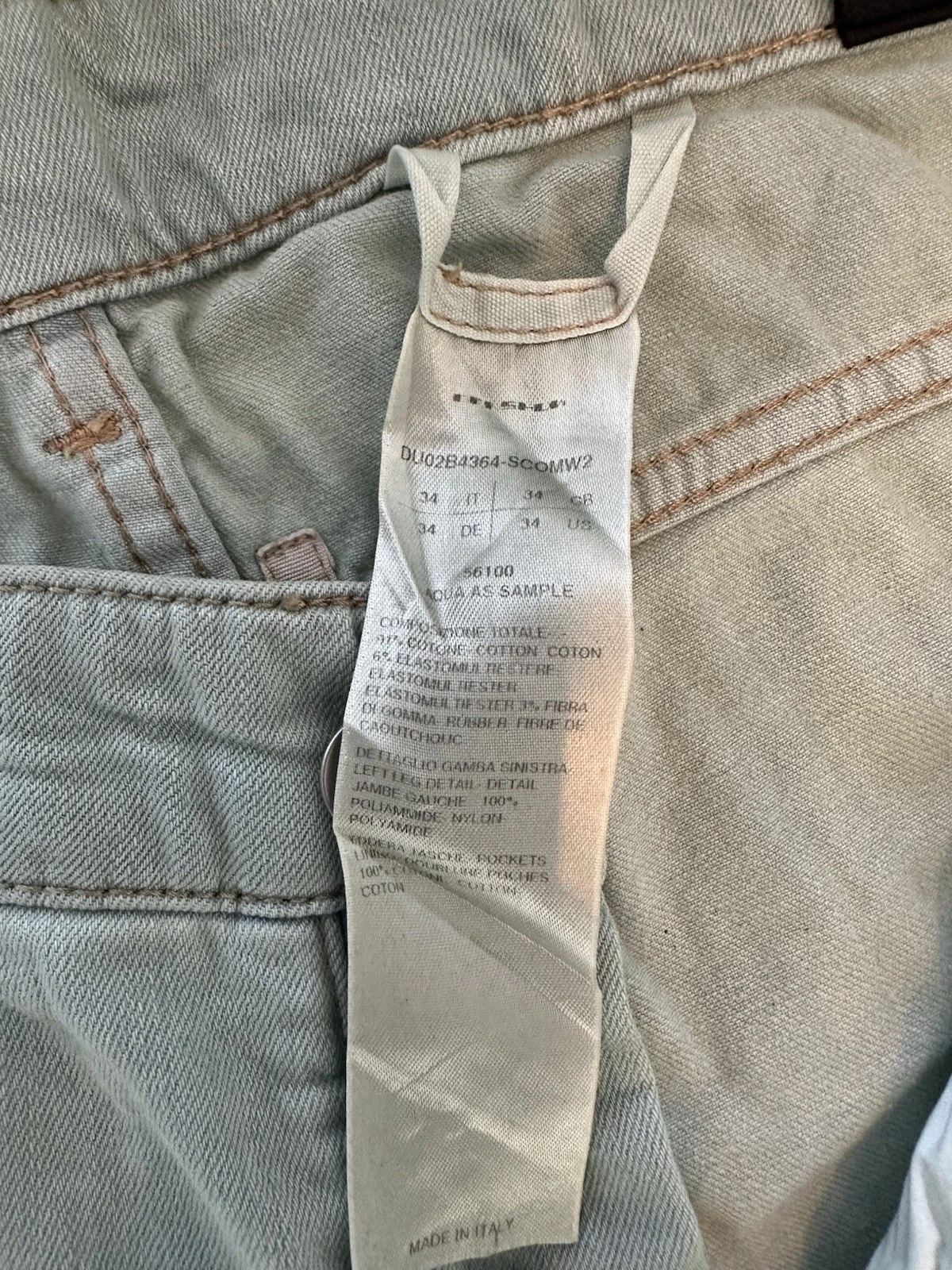 Pantalone Rick Owens nuovo con etichette DRKSHDW by Rick taglia 34 taglio Tyrone made in Italy