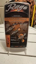 Rage Slipcam 2 Blade 100 Grain 39600 Hypodermic Crossbow Broadhead - 3 Pack New