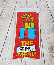 McDonald  s Grinch Socks Red Promo Dr. Seuss Christmas Crew Holiday New OPEN BAG