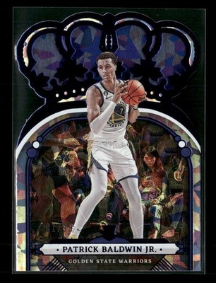 2022-23 Panini Crown Royale #84 Patrick Baldwin Jr. Crystal Blue 1/99