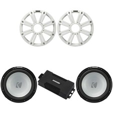 Kicker 48PXA6001 Weatherproof Powersport Mono Amp  2 12" 4 Ohm Marine Subw...