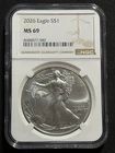 2026 $1 American Silver Eagle NGC MS69 Brown Label!!!!!! One day Sale!!!