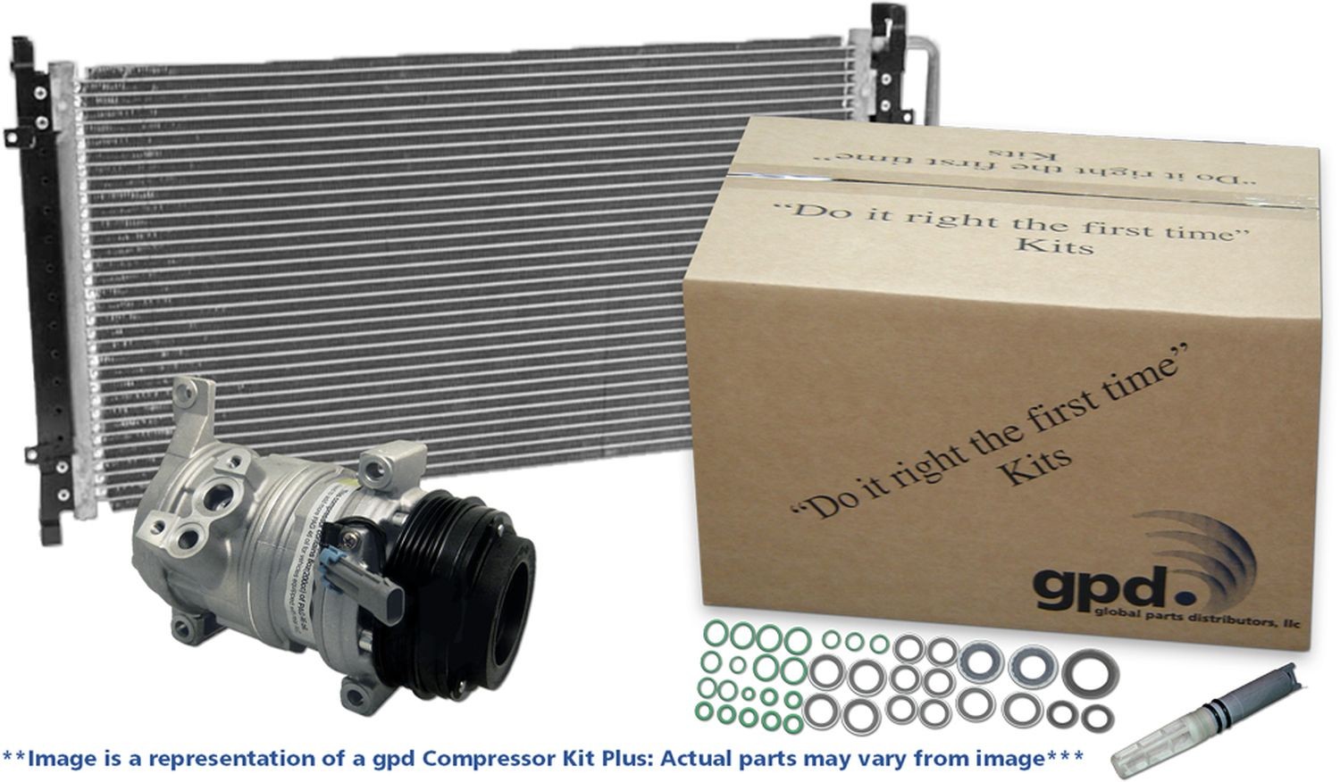 Global Parts Distributors 9641812A A/C Compressor For 08 Audi R8