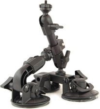 Delkin Devices Fat Gecko Triple Suction Camera Mount - Powerful Suction Cup C...